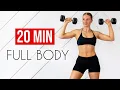 20 MIN FULL BODY TONING STRENGTH Total Body Workout At Home