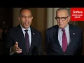 BREAKING: Hakeem Jeffries Asked Point Blank If Chuck Schumer Should Keep His Leadership Role