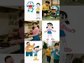 Download Lagu Doraemon Real Life: Nobita, Doraemon, Shizuka, Suneo, Jaian #shorts #doraemon