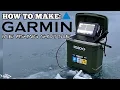 EASY DIY Portable Garmin Ice Fishing Sonar Best Livescope Panoptix Setup