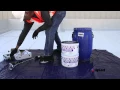 Siplast Parapro Roof Membrane Application Series Step 3 Check Temperatures Catalyze Resin