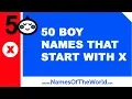 50 boy names that start with X - the best baby names