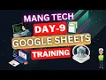 Google Sheets Training Day 9 Complete Data Validation Tutorial