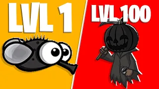 FlyOrDie io - Beating The Game MAX LVL Grim Reaper JeromeASF