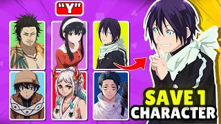 SAVE 1 ANIME CHARACTER FOR EACH LETTER A Z Anime Quiz 