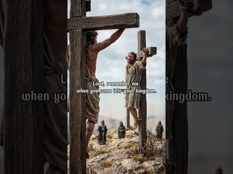 Jesus Welcomed the Repentant Thief Into Heaven ✝️❤️