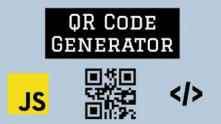 Generate QR Code with JavaScript