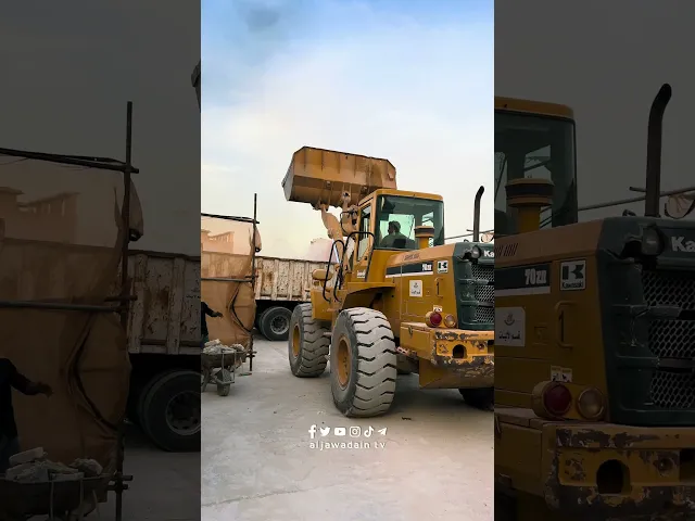 ⁣بجهود استثنائية من خدم الملاكات الهندسية استمرار مراحل الإعمار في صحون العتبة الكاظمية المقدسة