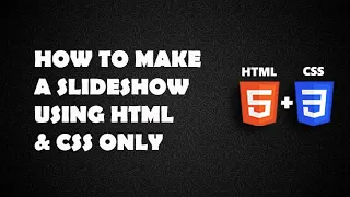 How to make a responsive slideshow using HTML and CSS only