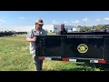 Dump trailer tailgate demo