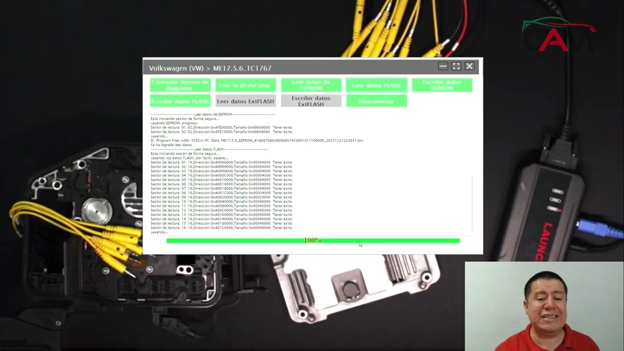 CLONACIÓN DE ECU Y TCM UTILIZANDO XPROG3 PC ADAPTOR Y TCU/ECU PROGRAMMER