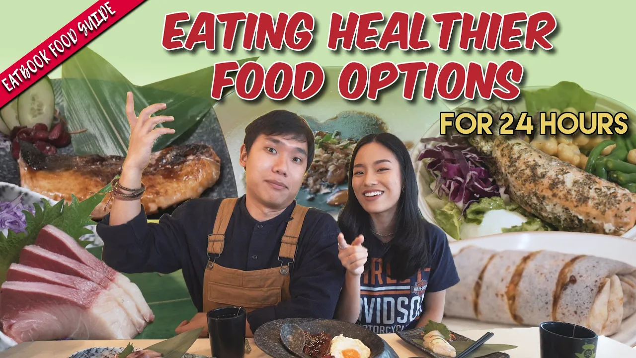 We Made John Eat Healthier for 24 Hours!   Eatbook Food Guide   EP 39