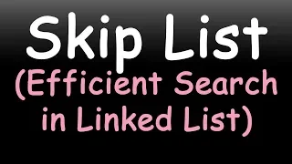 Skip List How does skip list work