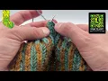 Blip-Free Left-Leaning Crossed Double Decrease in Inverted DKBrioche A Sockmatician Tutorial