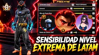 ¡LA MEJOR SENSIBILIDAD 2026👺PARA PEGAR TODO ROJO! DE LOS MEJORES JUGADORES DE LA REGIÓN!
