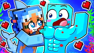 Una CHICA TIBURON esta ENAMORADA de Mi en Minecraft!