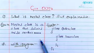 C Nested Class Learn Coding