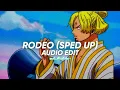 Download Lagu rodeo (sped up) - lah pat ft. flo milli [edit audio] tiktok version