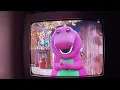 Closing to Barney Songs 1995 VHS 1999 reprint