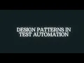 Design Patterns in Test Automation - Singleton Pattern with Thread Safety