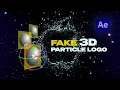3D PARTICLE LOGO Animation with NO PLUGINS Easy After Effects Tutorial