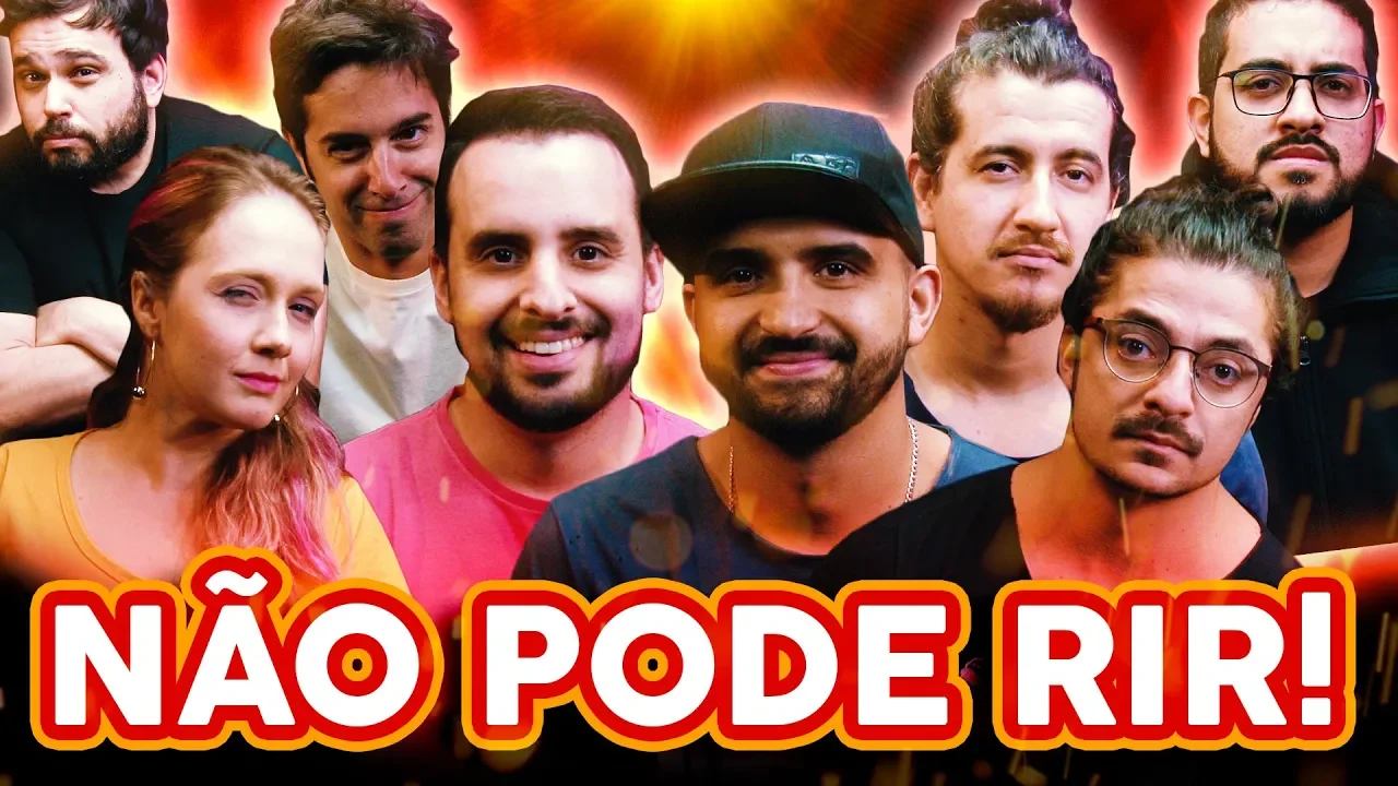 NÃO PODE RIR! com 4 AMIGOS parte 2 (Thiago Ventura, Afonso Padilha, Diih Lopes e Marcio Donato)