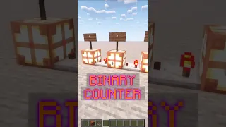 Making a BINARY COUNTER is EASY with COPPER BULBS Redstone with PsiVolt