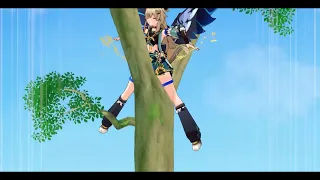  genshin tom and jerry flying cat
