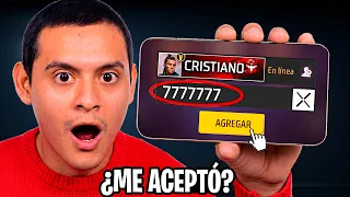 AGREGUÉ a TODOS los FAMOSOS de FREE FIRE 😱🔥 ¿ME ACEPTARÁN?