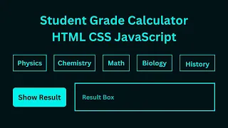 student grade calculator using html css and javascript source code is free