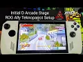 Initial D Arcade Stage TeknoParrot Asus ROG Ally Short Tutorial