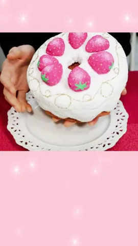 シフォンケーキの手作りスクイーズ♡作り方♡低反発♡squeeze