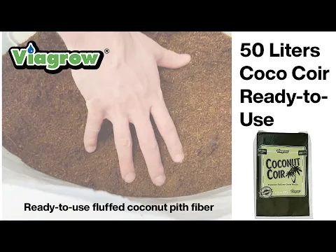 Download MP3 Viagrow Coco Coir, 50 Liter Bag of Ready to Use Grow Media