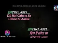 Dil Hai Chhota Sa Chhoti Si Aasha Karaoke With Scrolling Lyrics Eng. & हिंदी