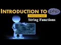 Introduction to PHP String functions