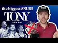 who was snubbed by the TONY AWARDS the shows and performers who weren t nominated in 2025