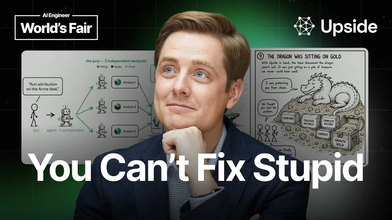 Design Patterns for AI Trust: Juries, Libraries, and Agent Tiers — Alex Bauer, Upside.tech: video thumbnail