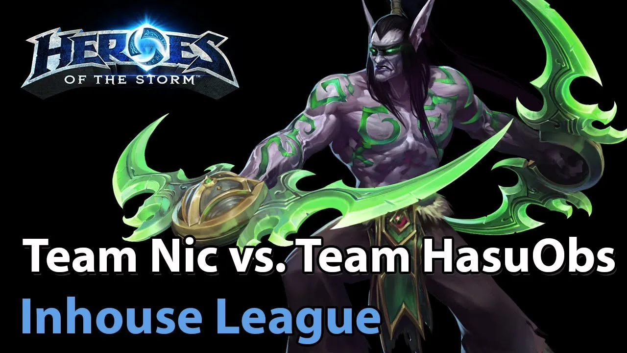 ► Team HasuObs vs. Team Nic - Inhouse League Groupstage - Heroes of the Storm Esports