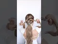 Download Lagu You can do this hairstyle in less than a minute #hairstyles #plait #coiffures #viral