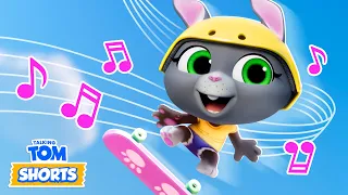 Becca's Skateboarding Song 🛹🎵 Talking Tom Shorts | Music for Kids