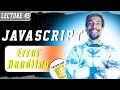 LEC 45 Error Handling in JavaScript thecodethread