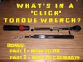 Craftsman click Torque wrench How it works What s inside Fix factory error