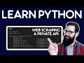 Learn Python - Web scraping a private API