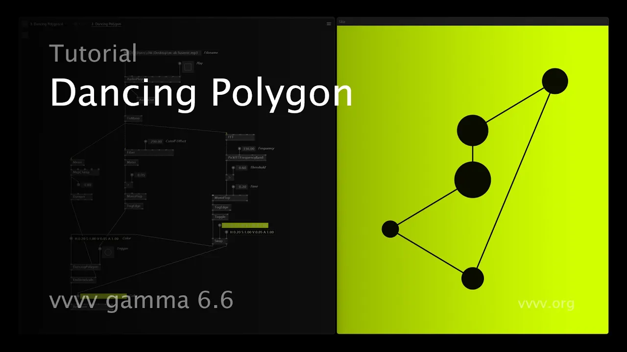 Dancing Polygon - vvvv Tutorial