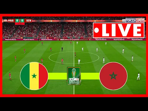 Video Thumbnail: 🔴 LIVE: Senegal vs Morocco 🔴 Final AFCON 2025/2026 ⚽ Match Today Simulation