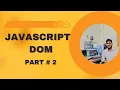 Mastering DOM Build a Todo App from Scratch with Vanilla JavaScript Part-2