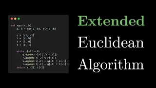 GCD Bezout and Modular Inverses The Extended Euclidean Algorithm