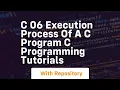 c 06 execution process of a c program c programming tutorials