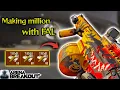 Making million solo TV with mini FAL | Arena Breakout #arenabreakout #arenabreakoutglobal #アリブレ