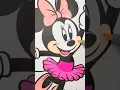 MINNIE Coloring Page In Markers